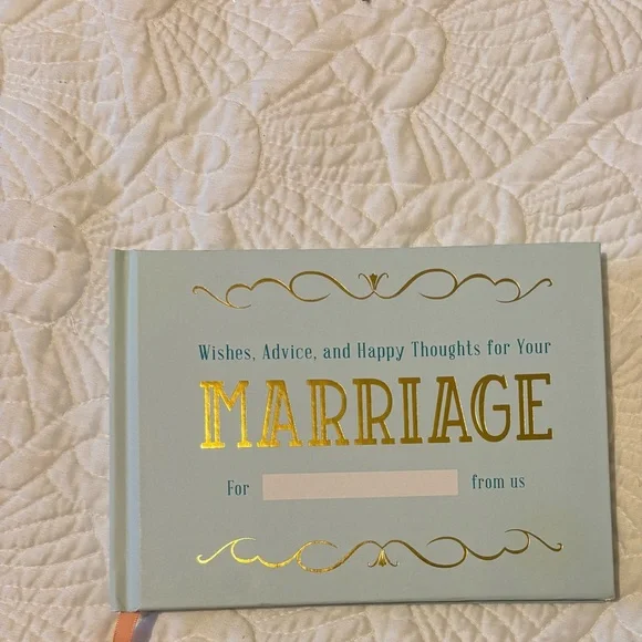 NWT bridal shower wedding shower guest advice book