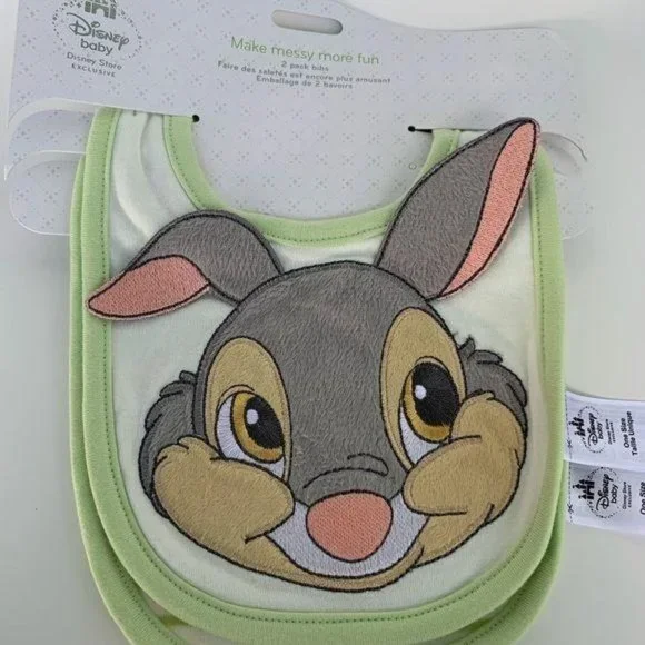 Disney Store Disney Baby Thumper Green Bib Set
