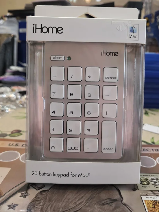 iHome 20 Button USB Keypad for Mac Numeric Keypad New in Box