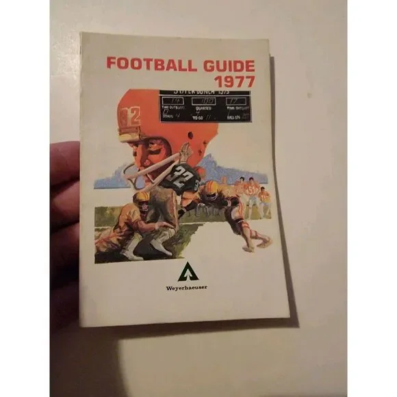 Vintage Pro Football Guide Weyerhauser 1977 1970s NFL