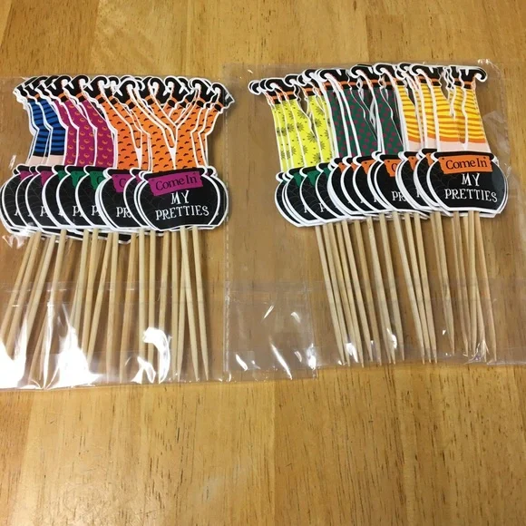 Halloween Witch Cupcake Toppers