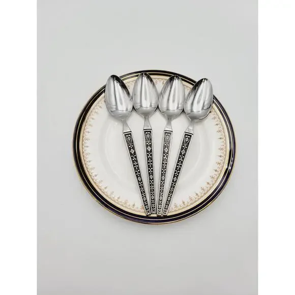 Riviera CORDOVA Set 4 Tablespoon Stainless JAPAN Vtg Flatware