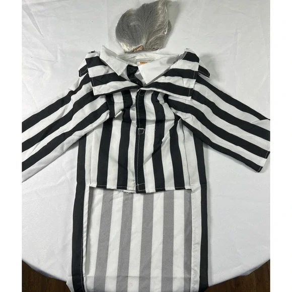 Beetlejuice Halloween Pet Costume Rubies Pets With Jacket & Wig Size XL
