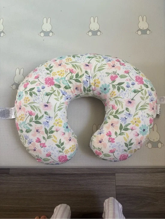 Boppy Floral Nursing Pillow - Pink, Green & Yellow