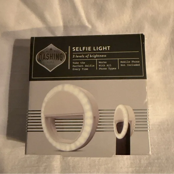 Dashing White Selfie Light for Mobile Phones
