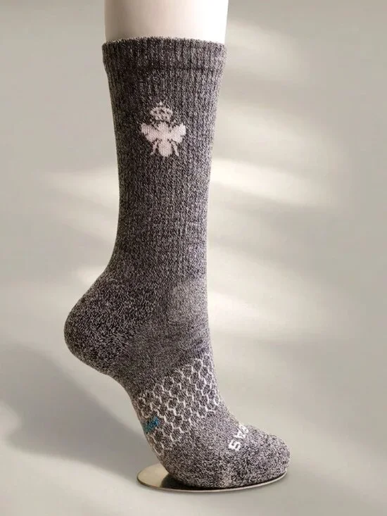 Bombas Calf Socks Gray | Size L