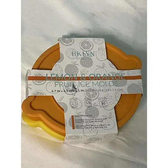 Fruit Shaped Silicone Mold Lemon‎ Holes
