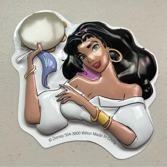 Wilton Vintage Esmeralda Hunchback Of Notre Dame Cake Topper - Flat/Raised