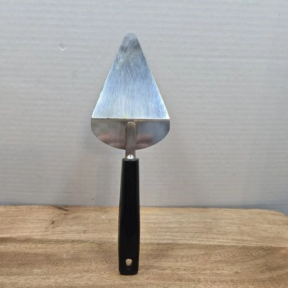 Vintage Ekco Stainless Pie Cake Server Black Handle 9.5