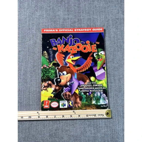 Banjo-Kazooie Prima Official Strategy Guide Nintendo 64 N64 Rare Vintage