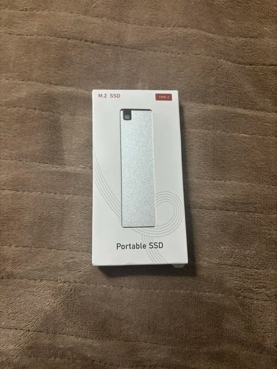 Portable M.2 SSD External Drive - Silver