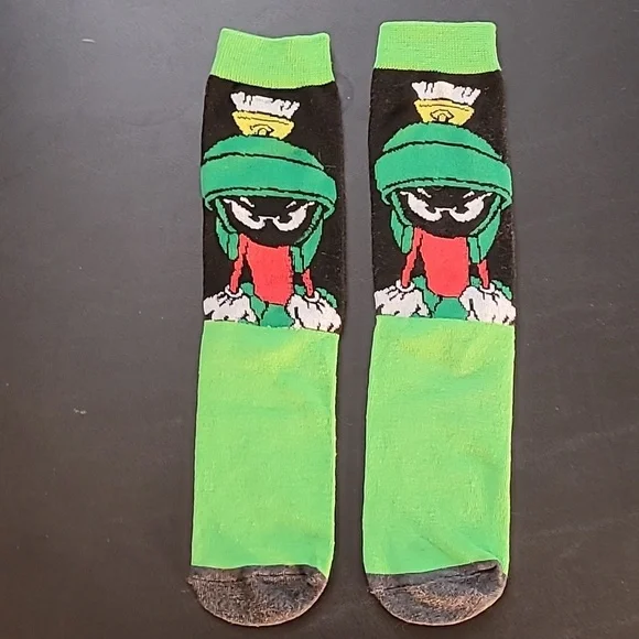 Marvin the Martian Socks NWOT