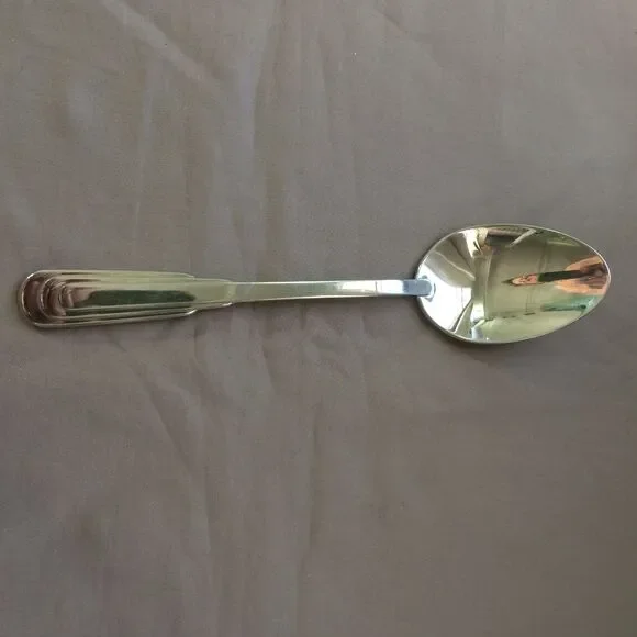 Oneida Vintage Cityscape Oval Soup Spoon Made in USA 7.25 in