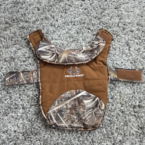 Realtree Camouflage Fleece Warm Dog Coat Jacket Brown Outdoor Pet Apparel Small