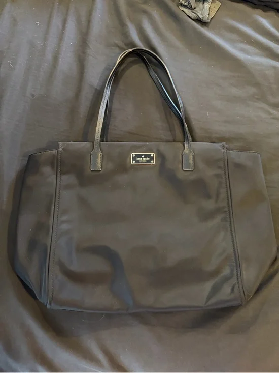 Black Kate Spade New York Blake Avenue Taden Nylon Tote Bag Purse Handbag