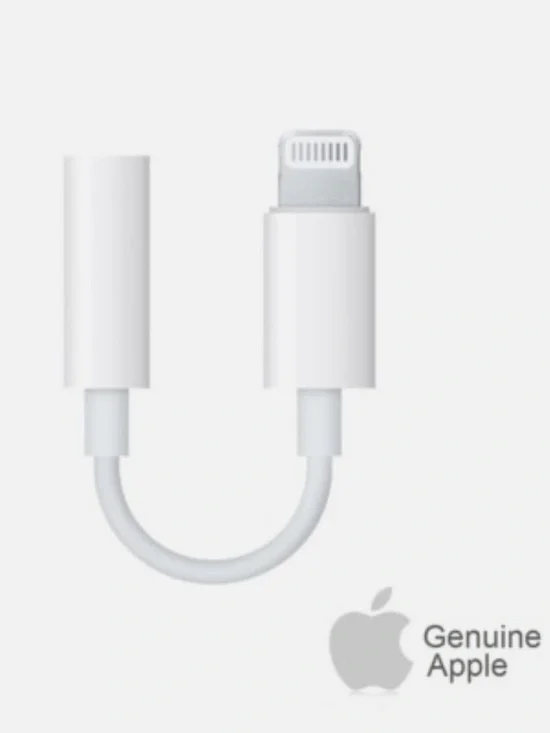 Apple Lightning to 3.5mm Audio Adapter — White 🎧🎶