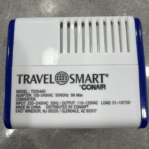 Travel Smart ConAir TS254 Adapter/Converter Combo Unit
