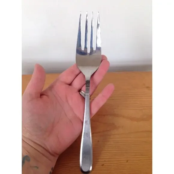Vitnage Mid Century Modern Northland Stainless Steel Large Serving Fork 9