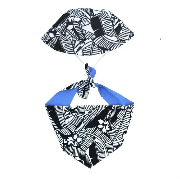 Vibrant Life Accessories Dog Hat & Bandana Set Size Small/Medium New