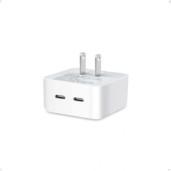 USB C Wall Charger, Fast Charging 35W Dual Port USB-C Power Adapter