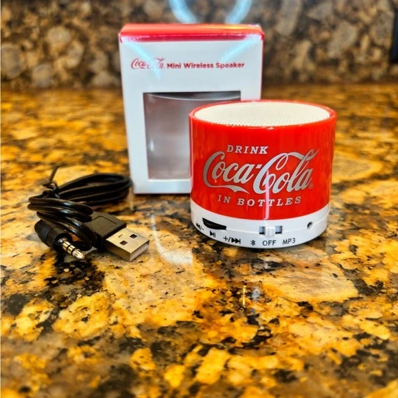 Coca Cola Red Portable Bluetooth Speaker