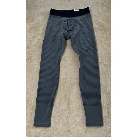 Nike Pro A.P.S Men's size M Gray‎ Dri-FIT ADV versatile gym Fitness Tights