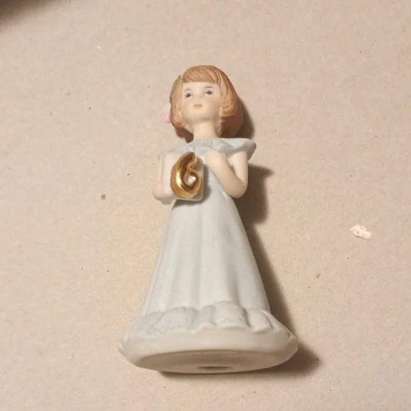 Enesco Growing Up Girls 6 Year Old Figurine NWOT