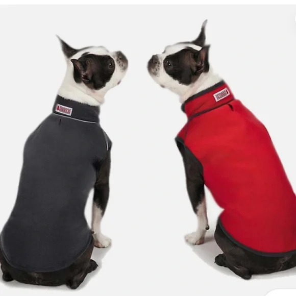KONG Reversible Microfiber Fleece Vest w/Reflective Trim size Small