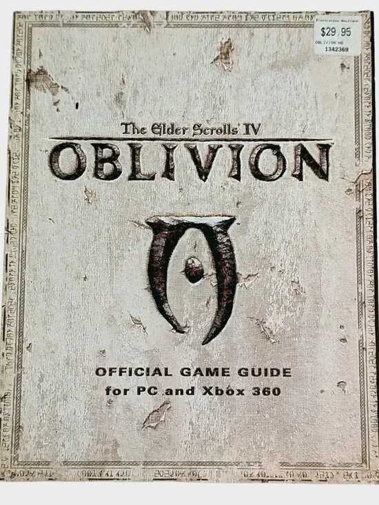 The Elder Scrolls IV Oblivion Official Game Guide Prima 2006 PC Xbox 360 Vintage