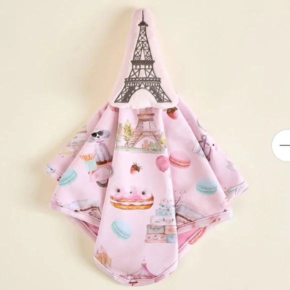 Posh Peanut Paris Pink Eiffel Tower Lovey