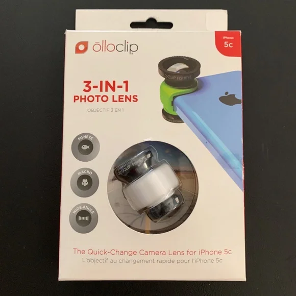 Olloclip 3-In-1 IPhone 5c Photo Lens – White