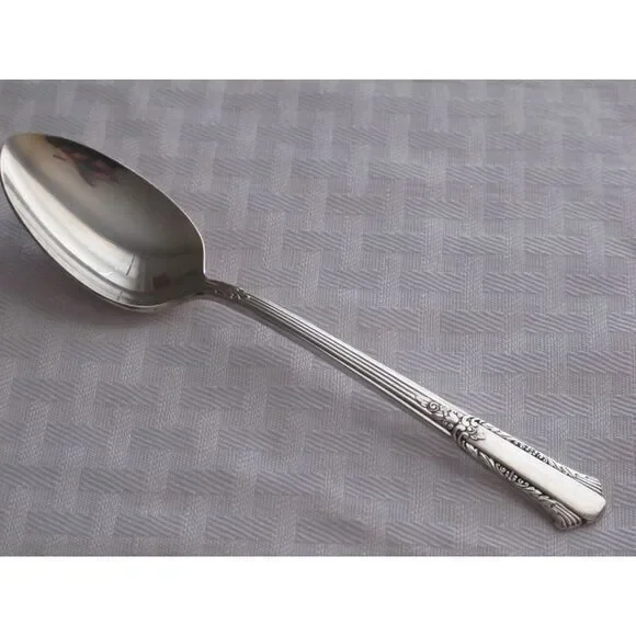 Wm Rogers IS Treasure Vegetable Serving Spoon (s)‎