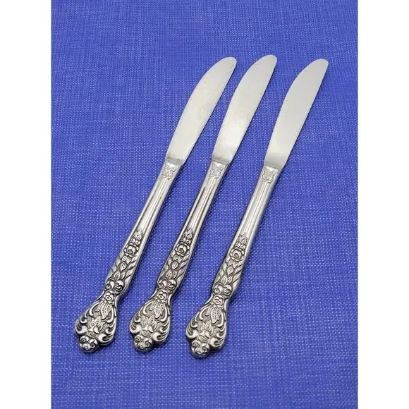 Versailles MSI Stainless Japan Set 3 Dinner Knives 8.5