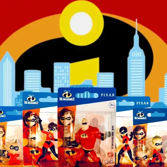 Disney Pixar The Incredibles Mattel Micro Figure Collectibles!