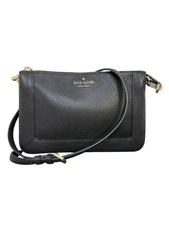 Kate Spade Black Leather Crossbody Bag