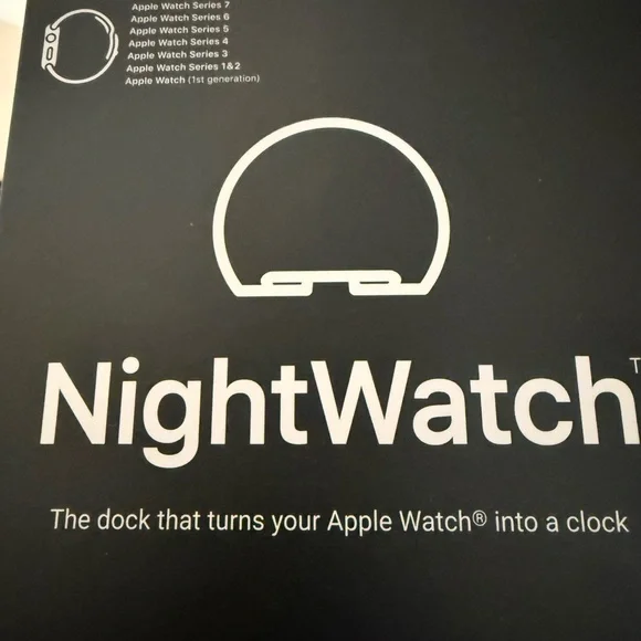 NighWatch Dock: Works for Apple Watches 🍎 ⌚️