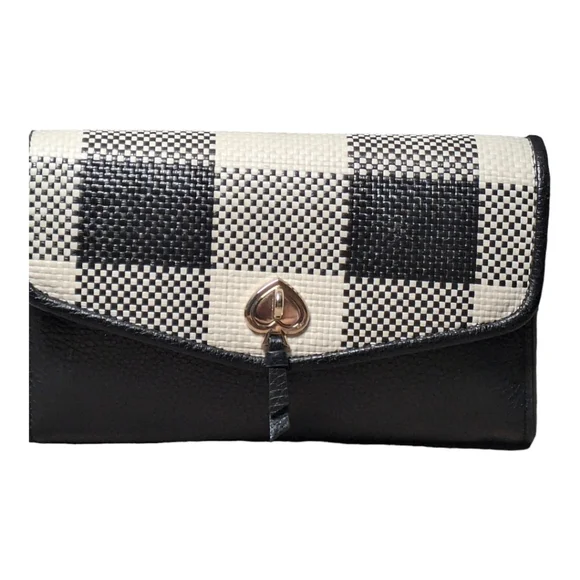 LIKE NEW Kate Spade Double Up Gingham Field Crossbody