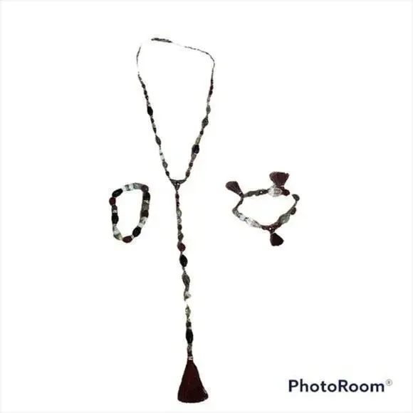 Chicos necklace with two matching bracelets set