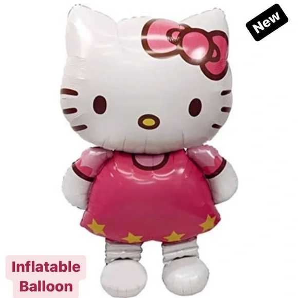 Hello Kitty Cake Topper and Inflatable Balloon