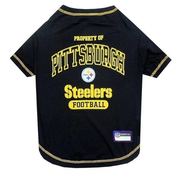 NWT Pets First Pittsburgh Steelers T-Shirt, Small NFL
