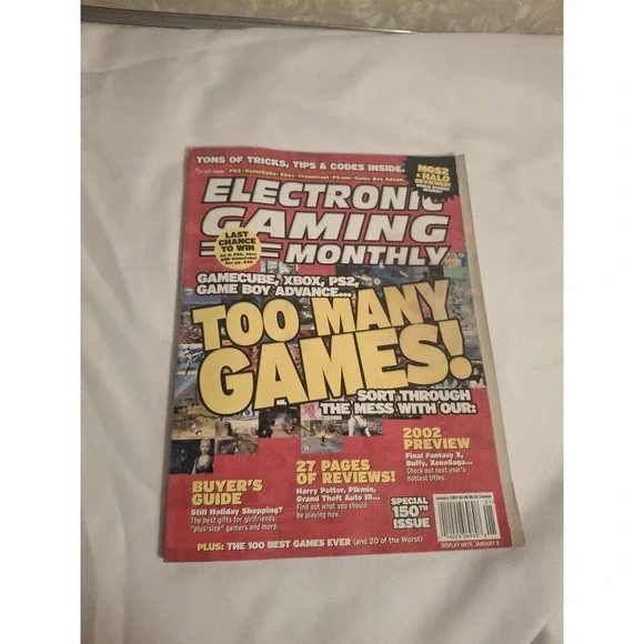 Electronic Gaming Monthly Issue # 150 BUYERS GUIDE Too Many Games | Silent Hill