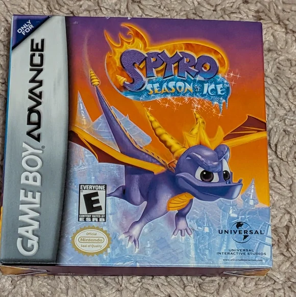 Spyro Season of Ice Game Boy Advance - BOX AND MANUAL ONLY