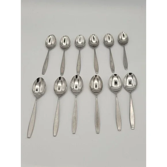 Vintage Qantas Airlines Mini Teaspoons ABCO 8/95 Set of 12