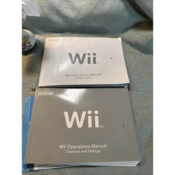 Nintendo Wii Operations Manual Channels andSettings Instruction And System Setup