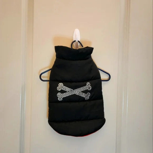 Bad to the Bone Dog Quilted Vest