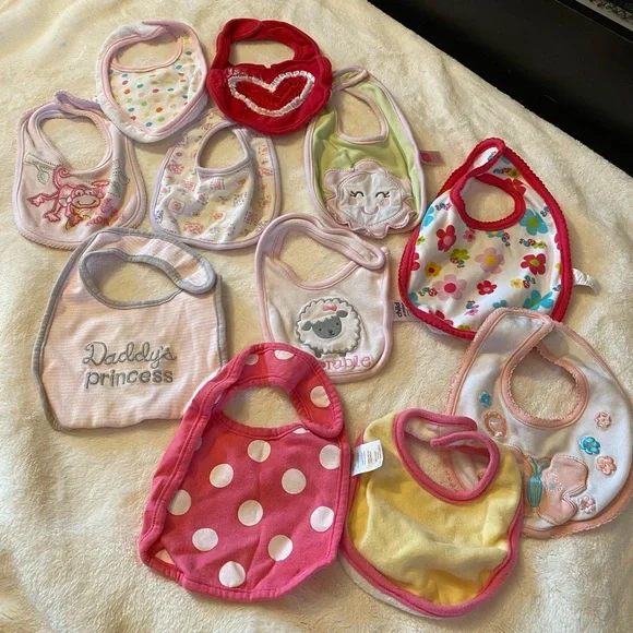 11 Pieces Baby Bibs Bundle
