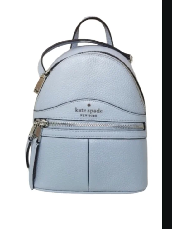 Kate Spade Karina Mini Convertible Backpack Blue Frosted