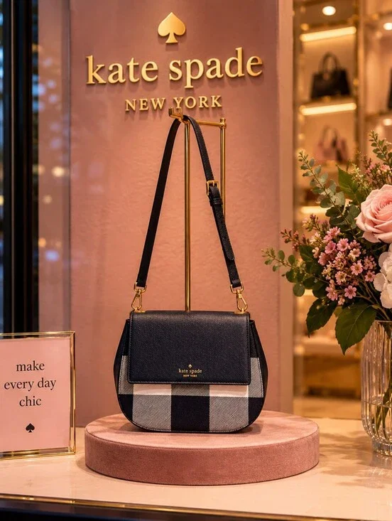 Kate Spade Cameron Street Plaid Byrdie crossbody