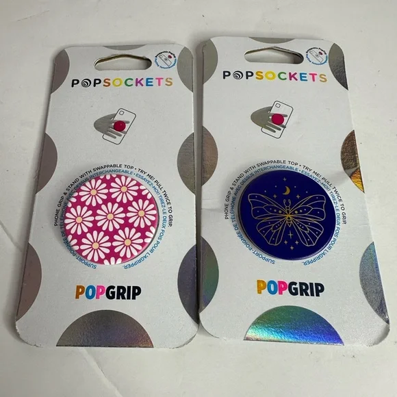 NWT lot 2 PopSockets Sticky Cell Phone Mounts and Holders