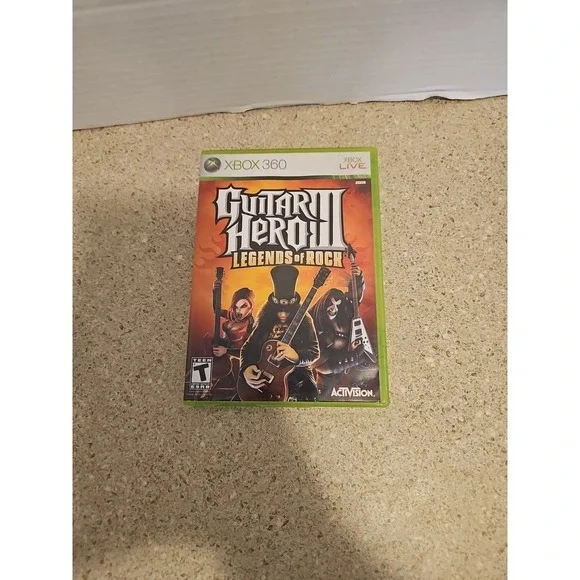 Guitar Hero III: Legends of Rock (Microsoft Xbox 360, 2007)